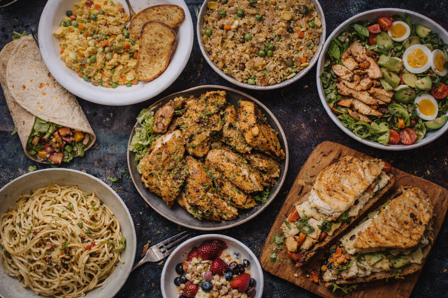 10 recetas fáciles que puedes hacer en menos de 20 minutos