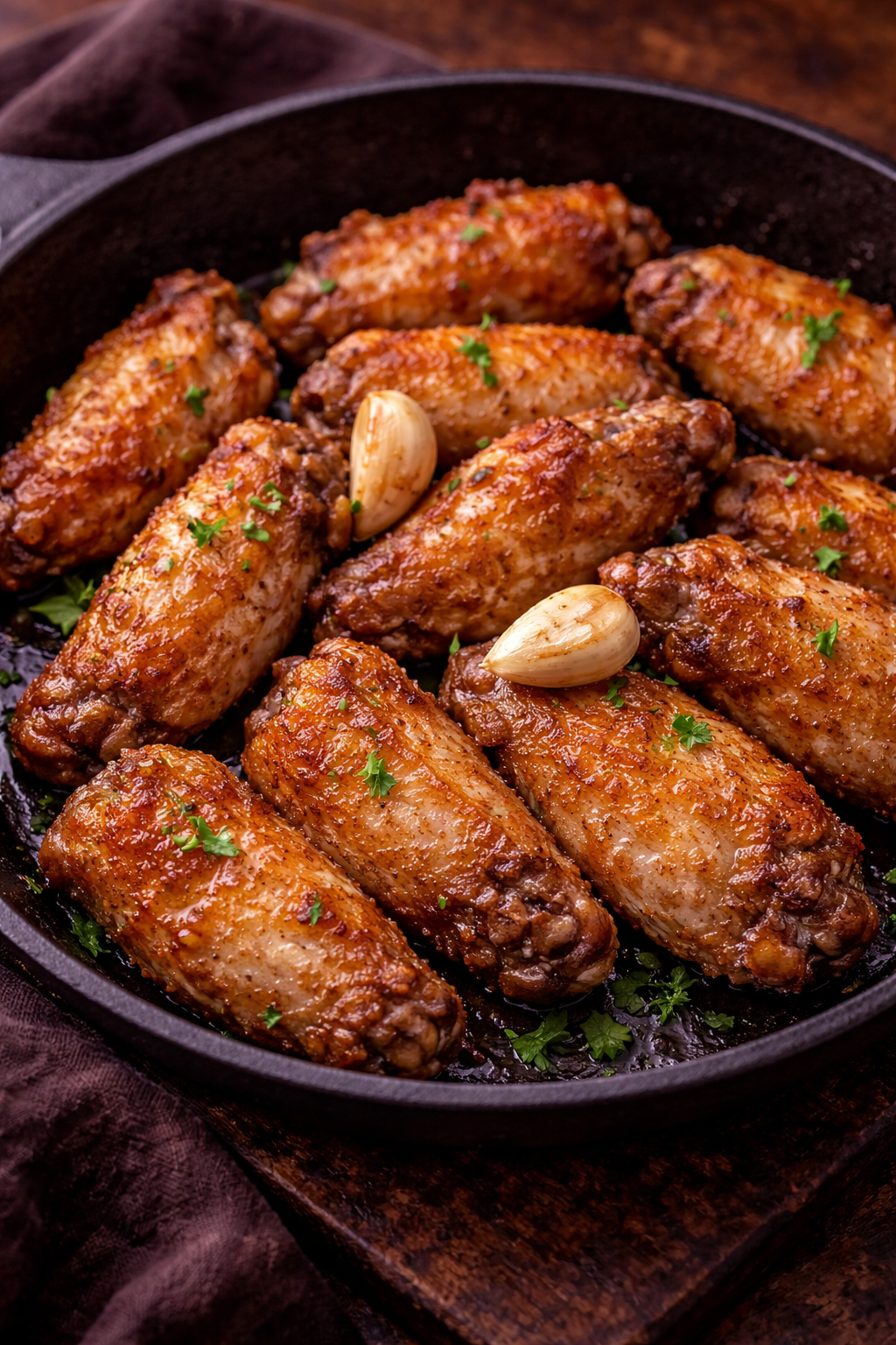 Alitas de pollo perfectas: crujientes por fuera y jugosas por dentro