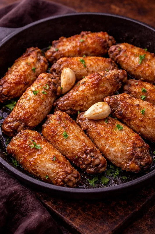 Alitas de pollo perfectas: crujientes por fuera y jugosas por dentro
