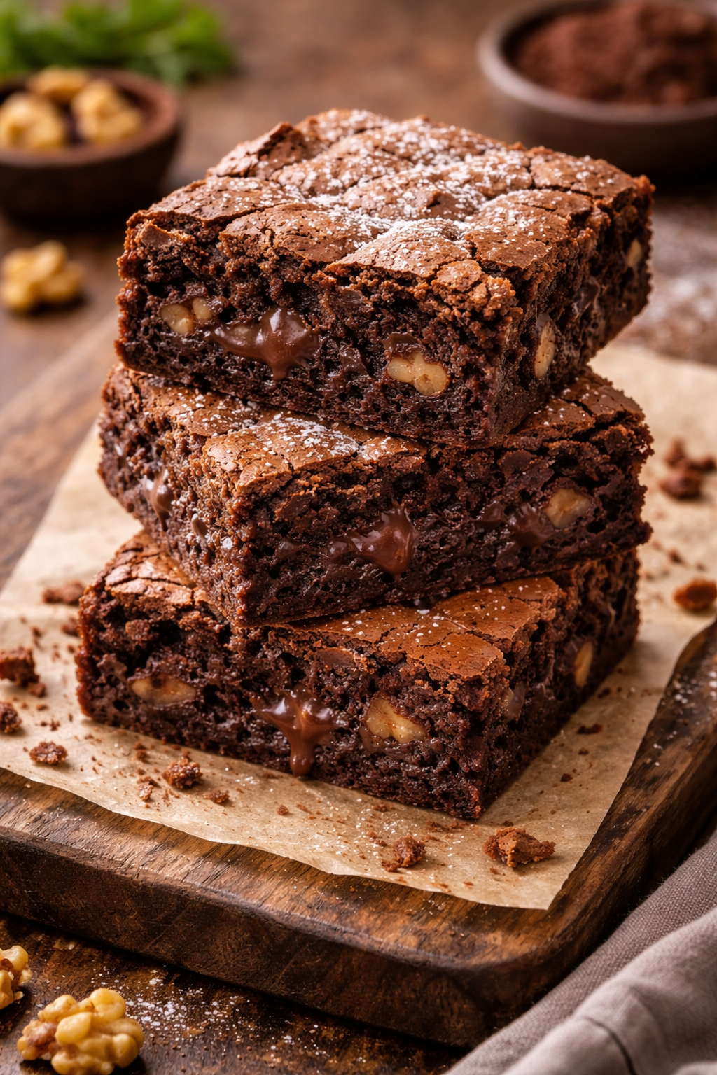 Brownie perfecto: el truco para que quede jugoso por dentro