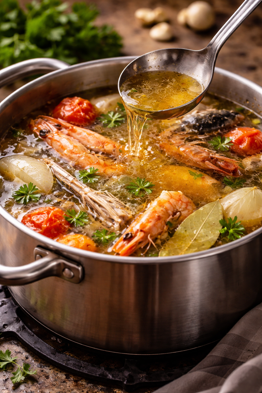 Caldo de pescado para paella: cómo hacerlo para un sabor espectacular