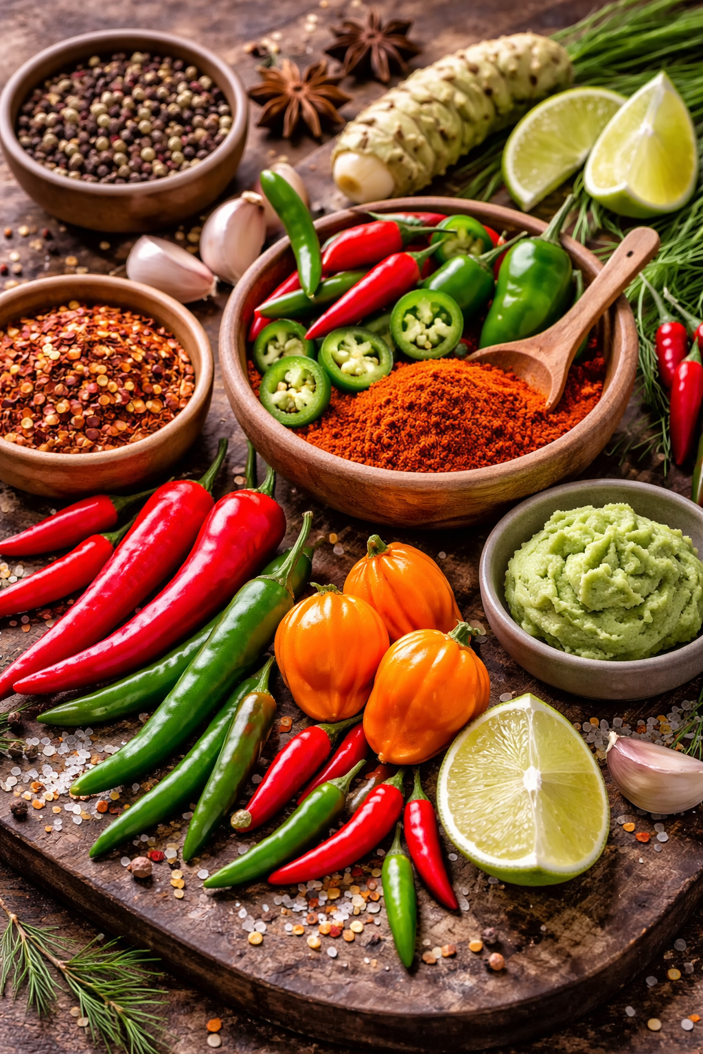 El picante en la cocina: tipos, cómo usarlo y cómo controlarlo
