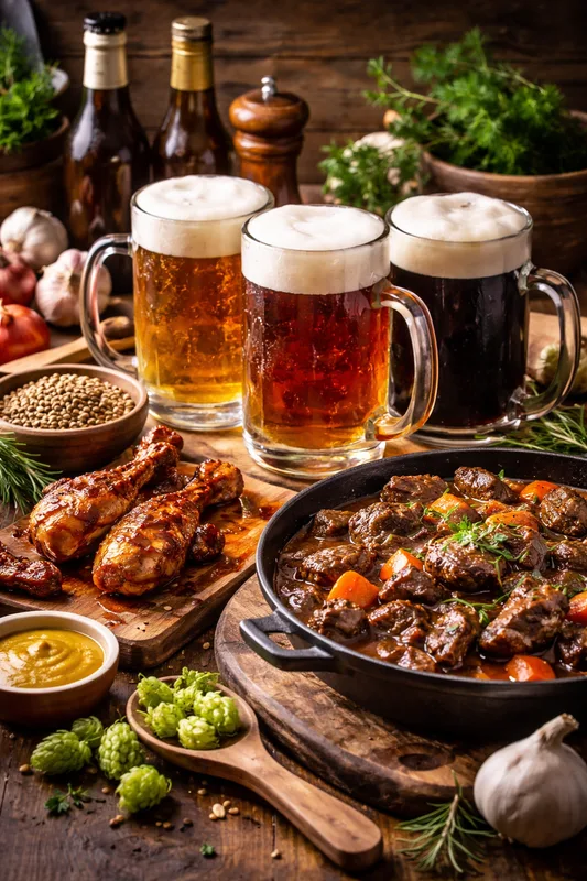 La cerveza en la cocina: historia, tipos y cómo usarla