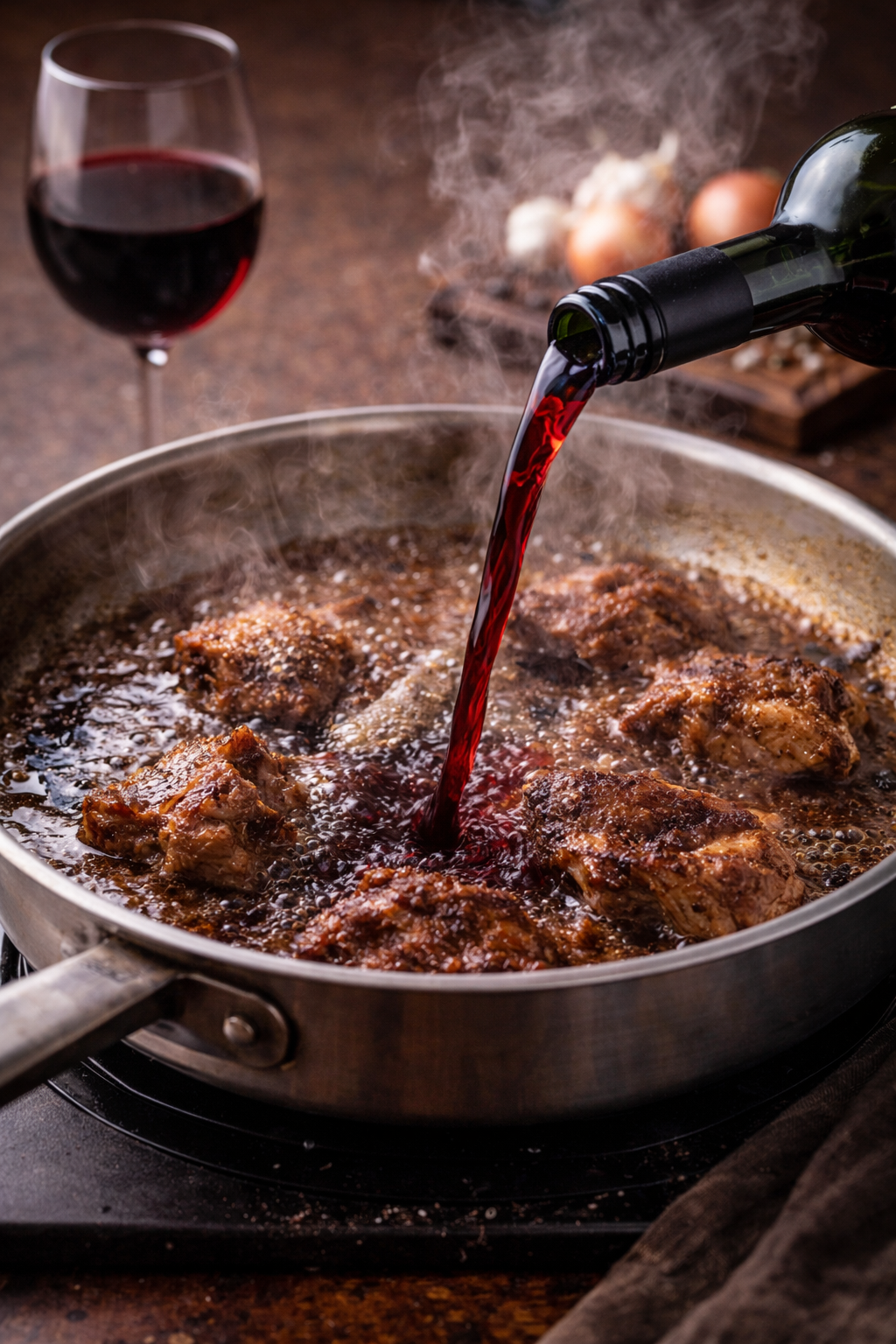 Por qué se usa vino o cerveza al cocinar: el secreto del sabor
