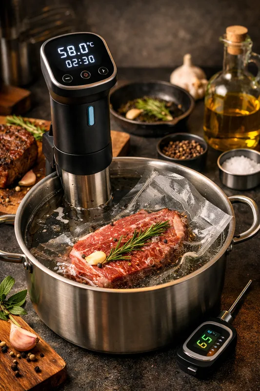 Sous vide y roner: cómo cocinar al vacío en casa
