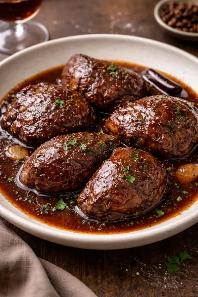 Carrilleras de cerdo al vino tinto