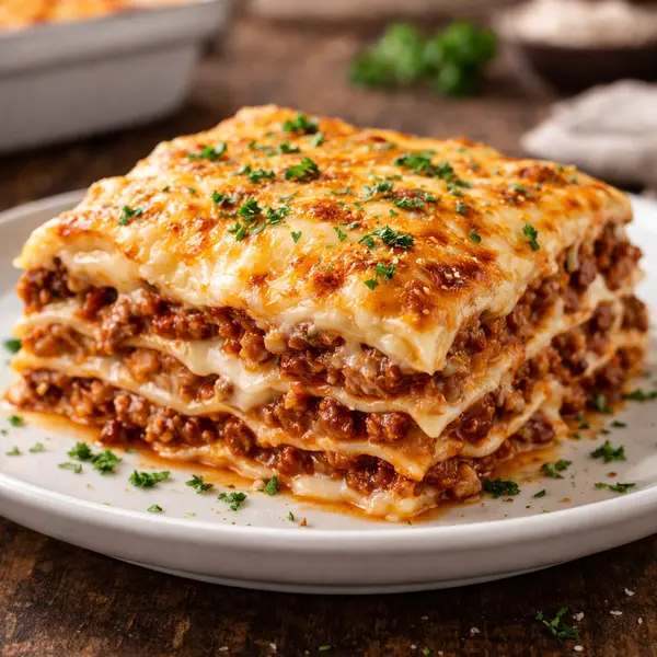 Lasaña de carne casera