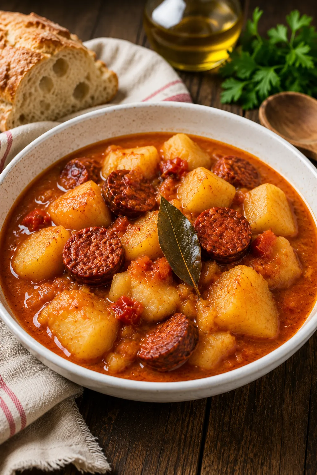 Patatas a la riojana de la abuela