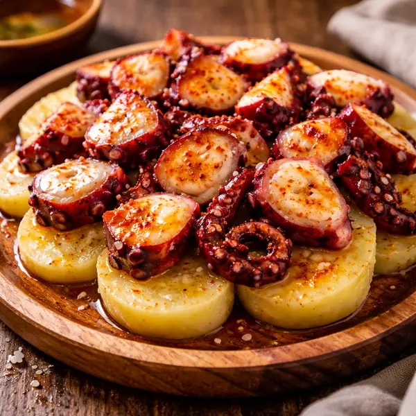 Pulpo a la gallega con patatas (punto perfecto)